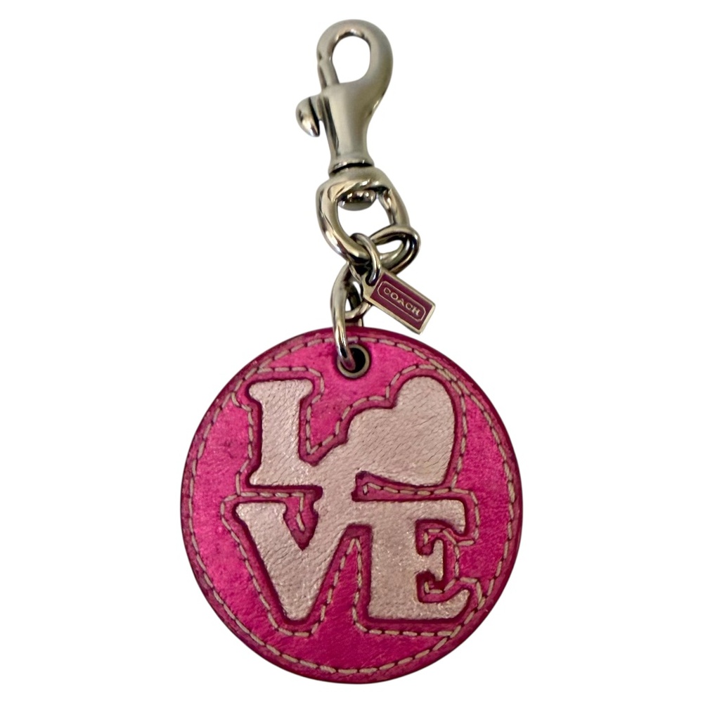 Coach Vintage Y2K Love Keychain Charm